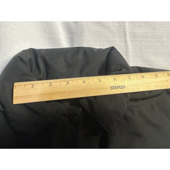 Divided by H&M Black 90 Brooklyn Racing Bomber Jacket Size Small Runs Big Coat - Picture 16 of 16